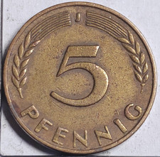 5 pfennig 1950 J Allemagne Germany - 744070