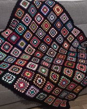 Couverture plaid multicolore