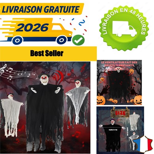Lot fantômes halloween - de, 3