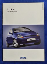 Ford Ka Luxury convertible year of manufacture 2002-brochure brochure 10.2001 Denmark Danish