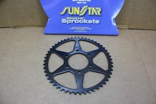 80-01 YAMAHA YZ80 & 85-00 XT350 &95-21 TW200 STEEL REAR SPROCKET 428 51T SUNSTAR