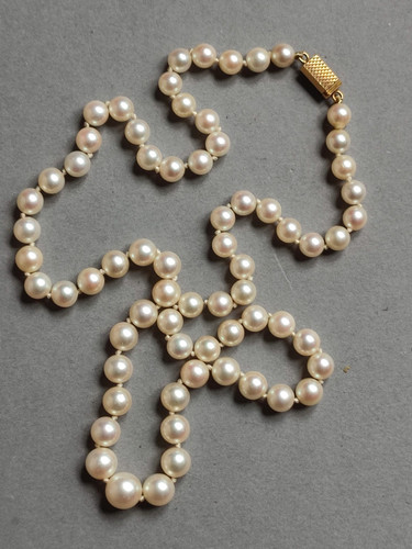 L53cm collier perles - perles, de
