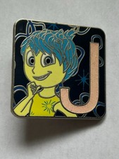 J Joy Chaser Pixar Alphabet Mystery Block Inside Out Disney Pin