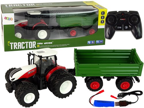 Tracteur avec remorque 24 - tracteur, rc