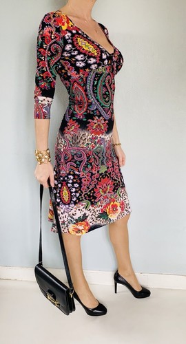 Robe print léopard fleurs