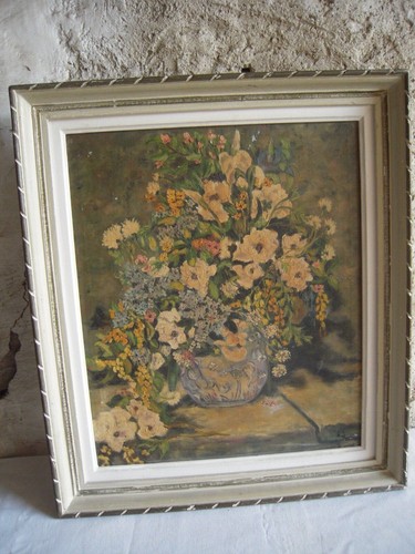 Huile sur toile ancienne - sur,