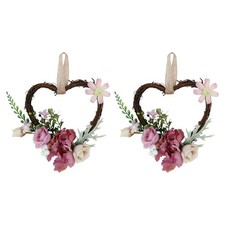  2 Pcs Guirland Artificiel Fleurs Artificielles Garland Guirlande