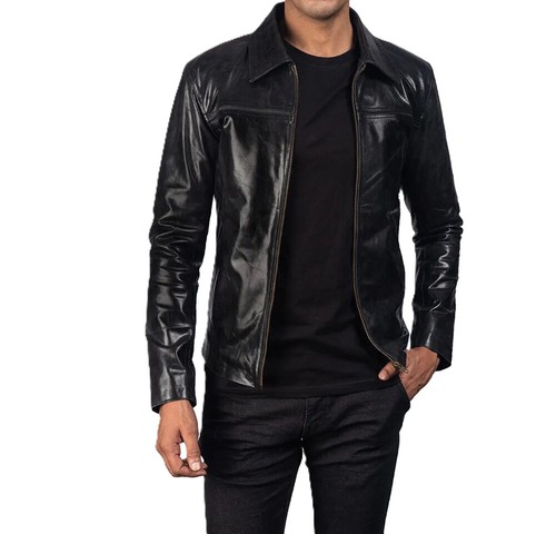 Veste cuir véritable pour - veste,