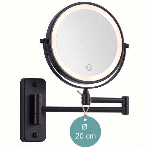 Miroir maquillage mural - miroir, de