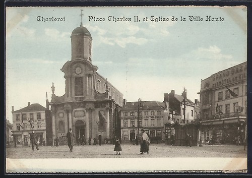 Cpa charleroi place charles - cpa, charleroi,