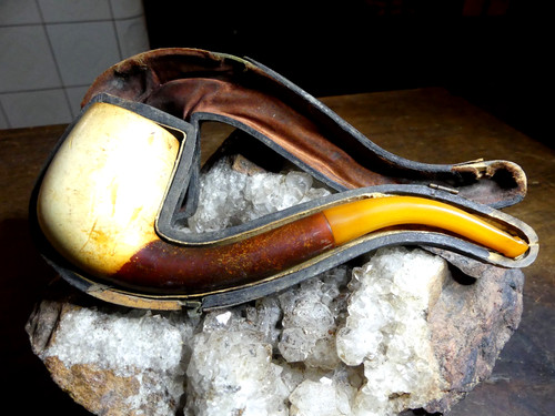 Pipe col cygne ecume de - ,
