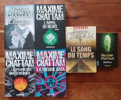 Lot livres maxime chattam - maxime,