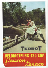 Terrot 125cc Fleuron and Tenace Original Brochure Brochure Depliant