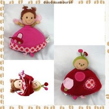 Doudou Peluche Réversible Fille Fée Coccinelle Liz Lilliputiens
