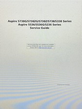 Acer Aspire 5738g 5738zg 5738z 5738 5338 5536 5536g 5236 Service Manual Digital
