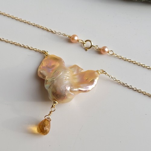Collier gold filled perle - collier,