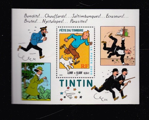 Timbre tintin herge - timbre, .
