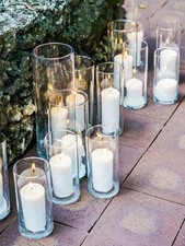 6 pièces/1 pièce Porte-bougie en verre, porte-bougie flottante, porte-bougie...