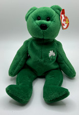 **RARE** : ERIN : TY Beanie Babies 1997 :: MINT IN CASE :: LUCK OF THE IRISH ::
