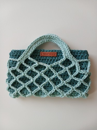 Petit sac original crochet - sac, au