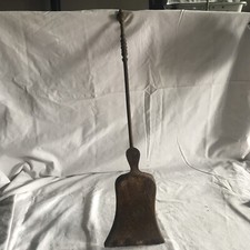 Antique Cast Steel Fireplace Servant Shovel