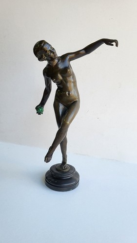 Statue bronze charles - statue,