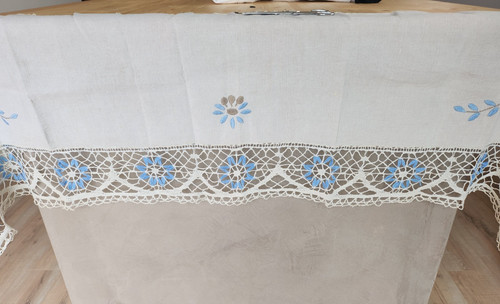 Large bordure ancienne - , grise