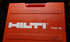 Hilti TCD 12,, Power drill With Battery, Charger and set of Bits