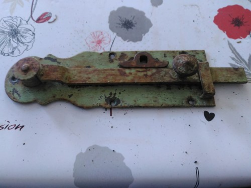 Ancien loquet poucier - loquet, fer
