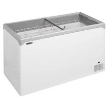 Congélateur coffre vitré