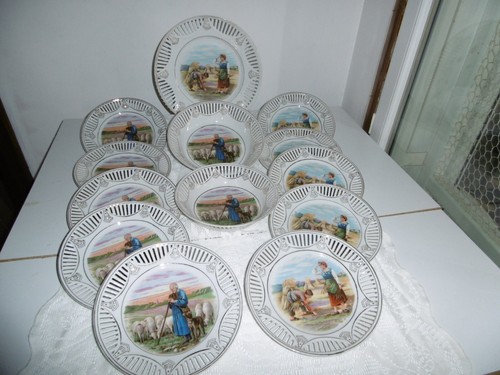 Ancien service dessert en - ancien, a
