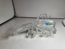 ADVERTISING CRYSTAL SHOVEL TRACTO "ALLOUE CONTACT" one piece broken stj