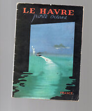 advertising old papers (liners) official guide LE HAVRE 1951 (P40197)