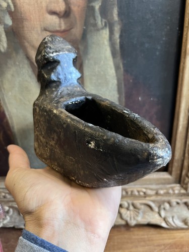 Lampe huile pierre - huile, antique
