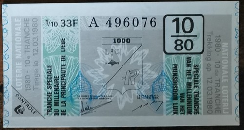 Billet loterie nationale - billet,