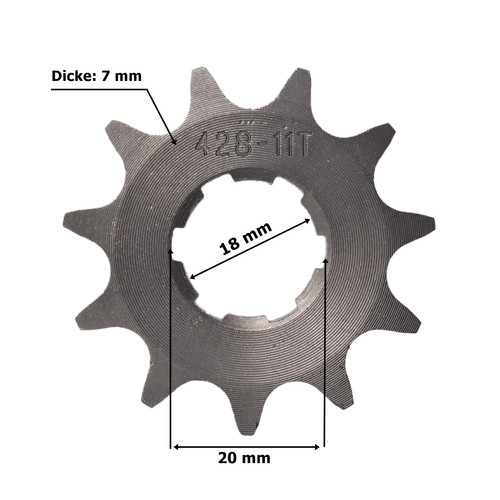 Pignon attaque 428 - 428-11t, 20