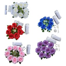 Voiture de Mariage avant Fleur Décor Fleurs Artificielles Bouquet Ornement