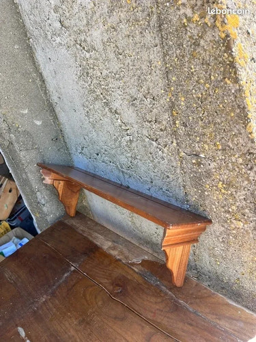 Mini étagère bois vintage - étagère,