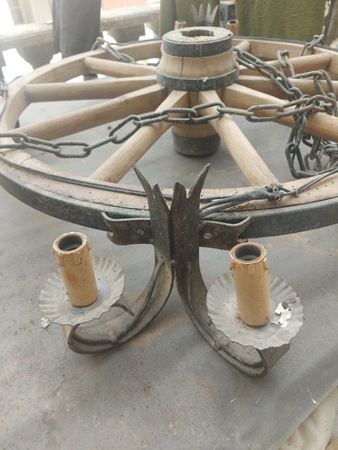 Luminaire lustre roue - luminaire,