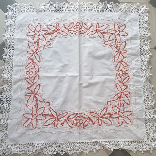 Lot nappe carree blanche - de,