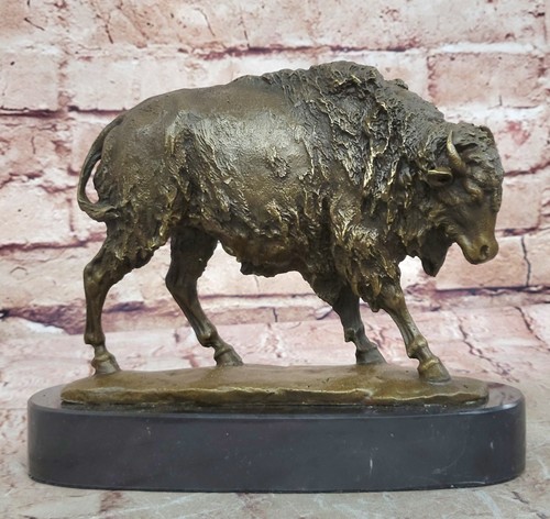 Bronze buffalo hot cast - bronze,