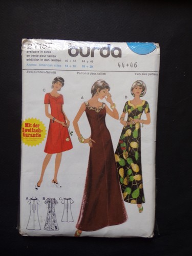 Patron vintage burda 27187 - patron,