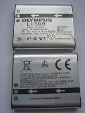 Batterie D'ORIGINE OLYMPUS Li-50B GENUINE AKKU ACCU Battery SZ-30 MR SZ-10 XZ-1