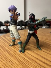 Two Figurines Dragon Ball Shin Kamen Rider Trunks Kamen Rider Ichigo