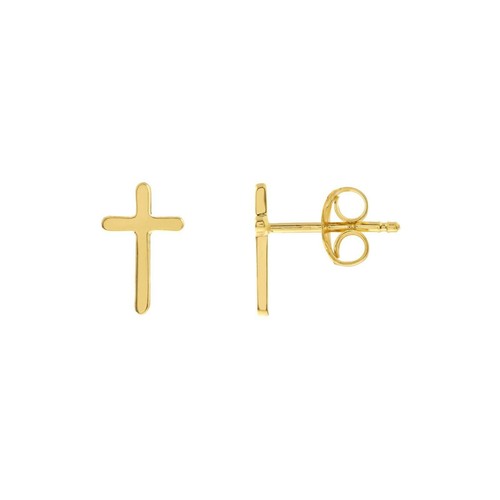 Boucle oreille croix - boucle,