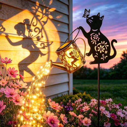 Solar watering can light - watering,