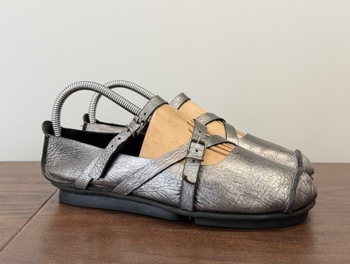 Trippen silver leather - leather, ballet