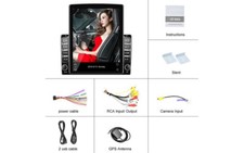 9.7" Double 2DIN Car Radio Stereo Android 9.0 Bluetooth GPS Navi WIFI MP5 Player