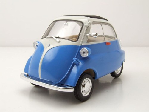 Bmw isetta bleu - blanc, modèle