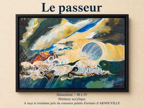 Tableau peinture acrylique sur - peinture,